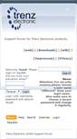 Mobile Screenshot of forum.trenz-electronic.de